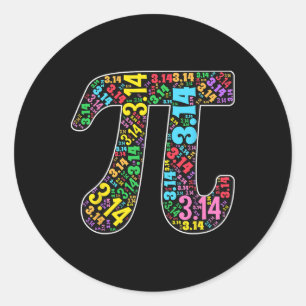 Adesivo Feliz Professor De Matemática Pi Day Pi 3.14 Para