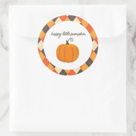 Adesivo Feliz Pumpkin Party Favor dos Stickers