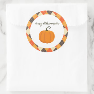 Adesivo Feliz Pumpkin Party Favor dos Stickers