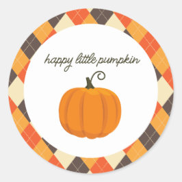 Adesivo Feliz Pumpkin Party Favor dos Stickers