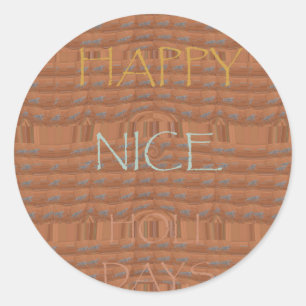 Adesivo Feliz Quênia Red Zebra Hakuna Matata motif De