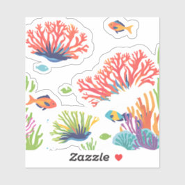 Adesivo Feliz recife de caribe