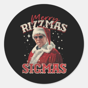 Adesivo Feliz Rizz Mas Sigmas - Gen Alpha Tru Da Escola Mé