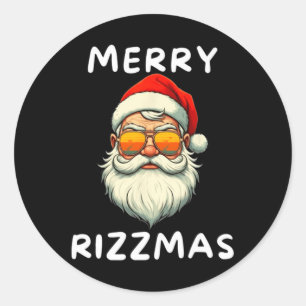 Adesivo Feliz Rizzmas Crianças Adolescentes Escola Engraça