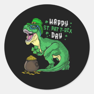 Adesivo Feliz Rua no Trex Day Dino Toddler