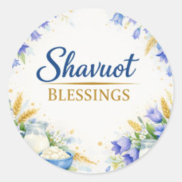 Adesivo Feliz Shavuot Adesivo, Bluebells