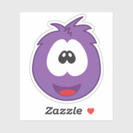 Adesivo Feliz Sneezie Roxo