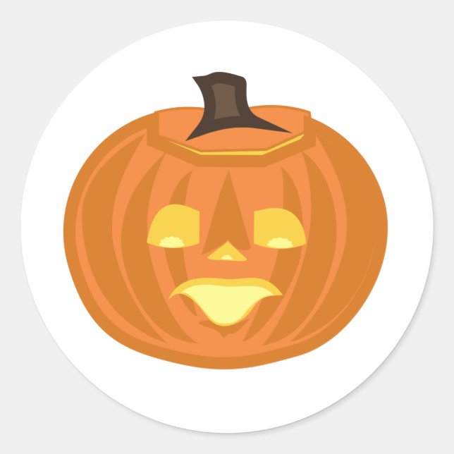 Adesivo Feliz tema de Halloween  (Frente)