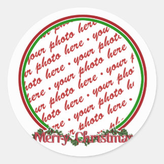 Adesivo Feliz Texto de Natal com Terra e Neve