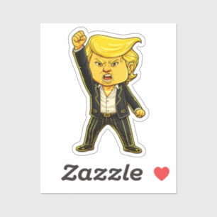 Adesivo Feliz Trump Engraçado Trump Luta Luta Trump Meme