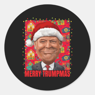 Adesivo Feliz Trump Xmas 2024