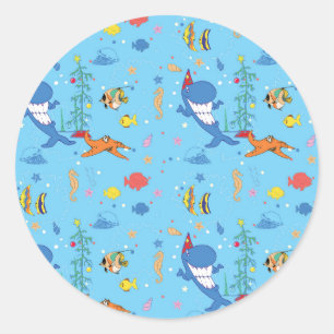 Adesivo Feliz Tubarão de Natal