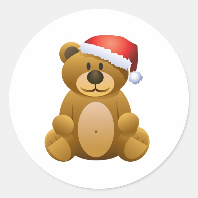Adesivo Feliz Urso de Férias (Frente)