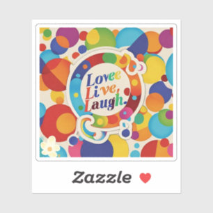 Adesivo "Feliz Víblias Apenas Por Favor"