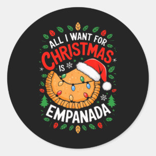 Adesivo Feliz Xmas Tudo Que Quero Para A Empanada De Natal