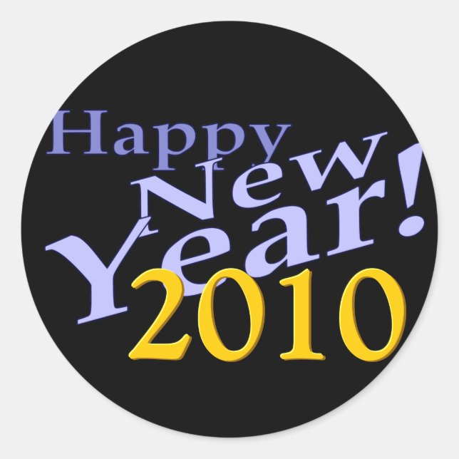 Adesivo Felizes anos novos (Frente)