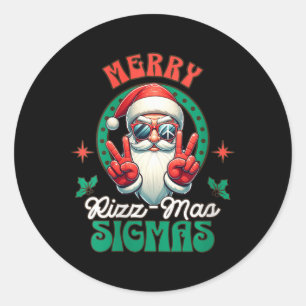 Adesivo Felizes De Mulheres Rizz Mas Sigmas Papais noeis D