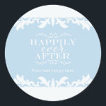 Adesivo FELIZMENTE DEPOIS DO Vinheta-Favor do Partido de S<br><div class="desc">FELIZMENTE,  DEPOIS DO Partido Storybook...  Personalizar com qualquer texto. Coincide com itens na minha loja.</div>