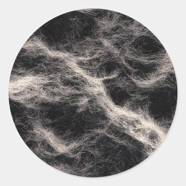 Adesivo Felt Fabric Texture Height Map Black and White (Frente)