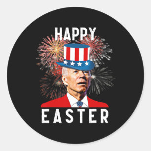 Adesivo Felz pascoa Joe Biden Para O Engraçado 4 De Julho