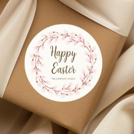 Adesivo Felz pascoa Pussy Selvagem, Rosa-Rosa,