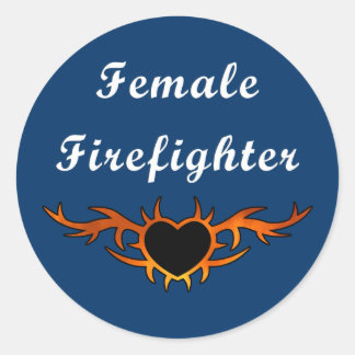 Adesivo Female Firefighter Tattoo