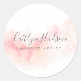 Adesivo Feminina de Cor d'Água Rosa Esbranquiçada