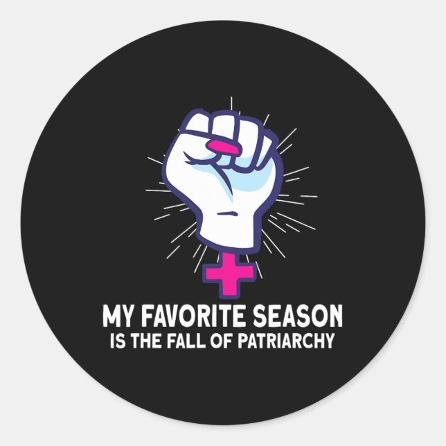 Adesivo Feminismo Empoderamento Feminino Pró-Escolha Abort (Frente)