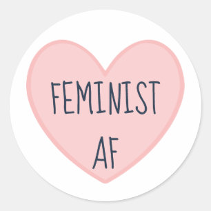 Adesivo "Feminista AF"