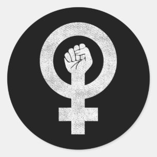 Adesivo Feminista Justa - Igualdade Entre Mulheres E L