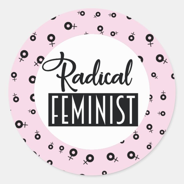 Adesivo Feminista Radical (Frente)