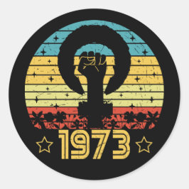 Adesivo Feminista Roe V Wade Rights 1973