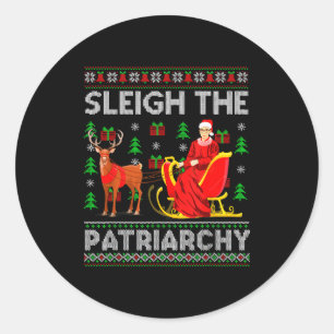 Adesivo Feminista Ruth Bader Ginsburg Rbg Trenó de Natal O