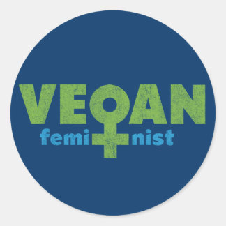 Adesivo Feminista Vegan