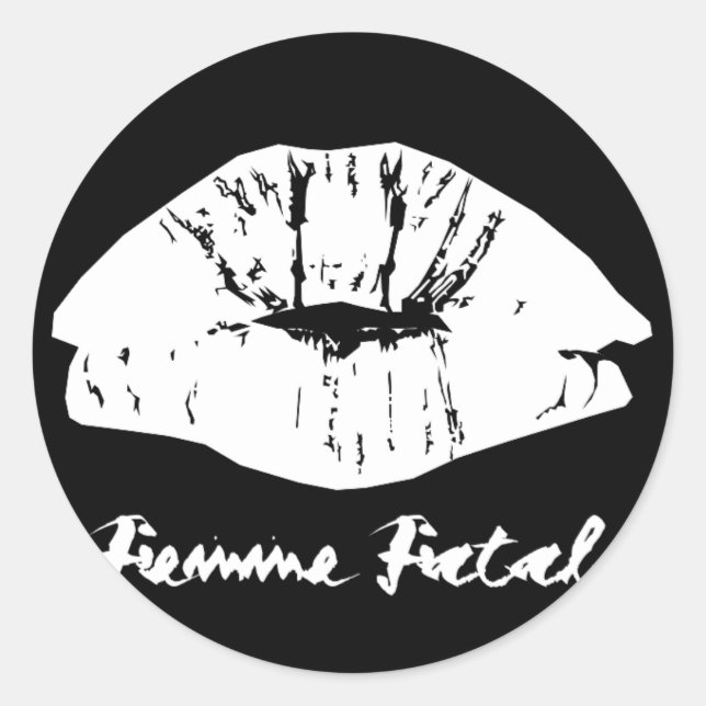 Adesivo Femme Fatal Sticker (Frente)
