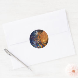 Adesivo Fênix Equilíbrio Yin Yang