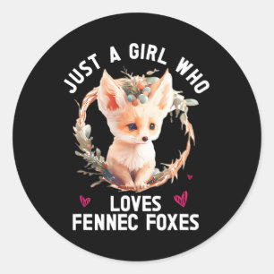 Adesivo Fennec Fox Cute Raposa Fennic Foxes Fenec Raposa A