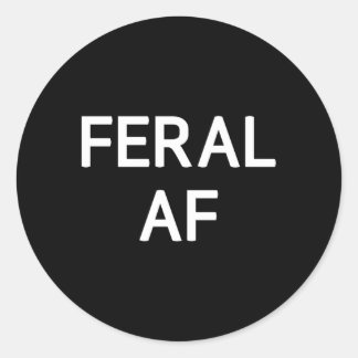 Adesivo Feral Af Piadas Sayings