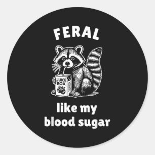 Adesivo Feral Como Minha Diabetes Sanguínea Sensibilização