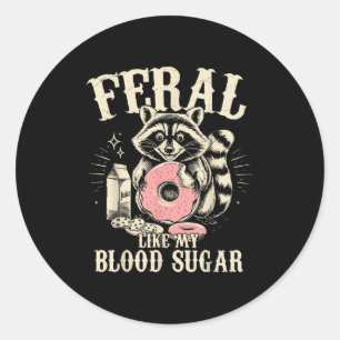 Adesivo Feral Como Minha Diabetes Sanguínea Sensibilização