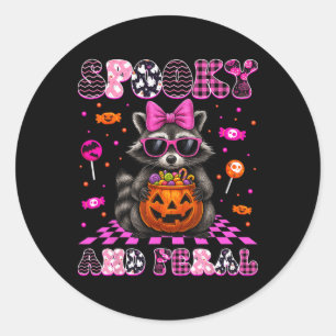 Adesivo Feral Cute Raccoon Feral Fala Figurumes W