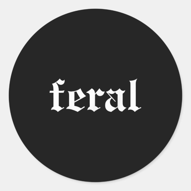 Adesivo Feral Girl Summer Engraçado (Frente)