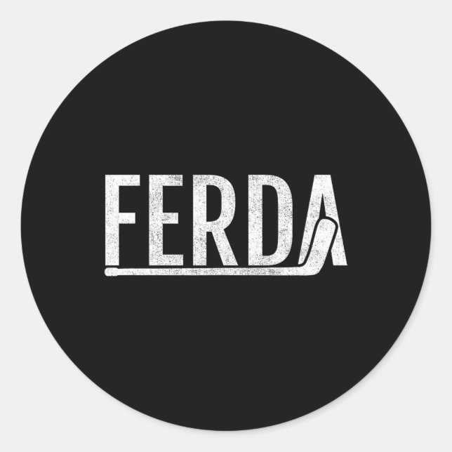 Adesivo Ferda Para o Hóquei dos Rapazes  (Frente)