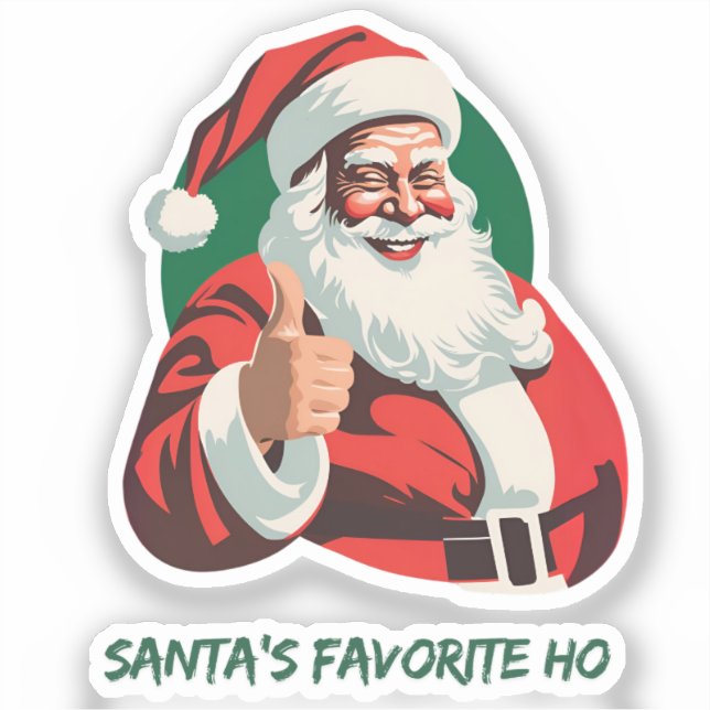 Adesivo Feriado, alegria e diversão dos papais noeis (Frente)