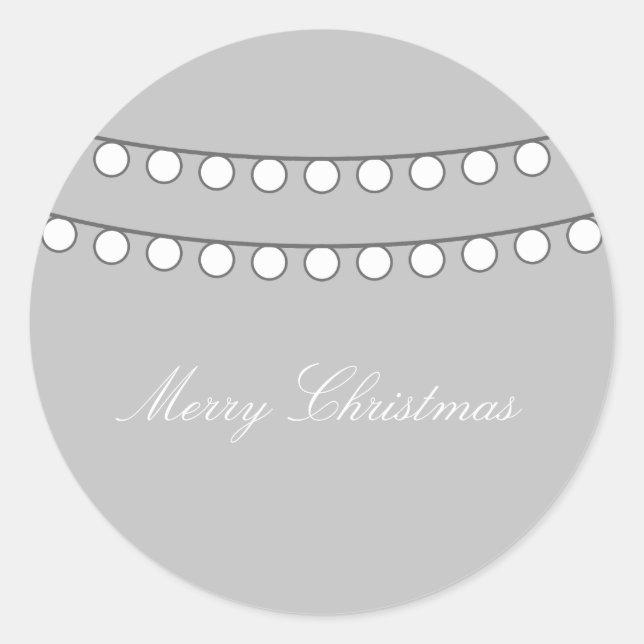 Adesivo Feriado Branco - Paletas das luzes (Frente)