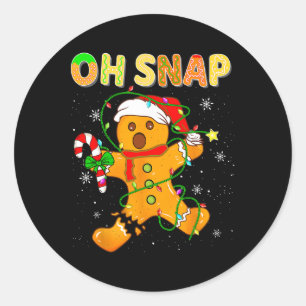 Adesivo Feriado da Família Xmas de Natal do Snap Gingercak