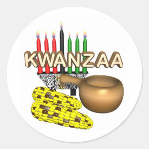 Adesivo Feriado da finalidade de Kwanzaa
