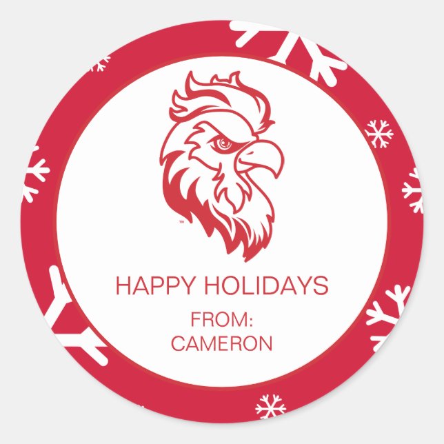 Adesivo Feriado da Universidade Estadual de Jacksonville (Frente)