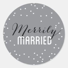 Adesivo Feriado de Casal Casado Merrily