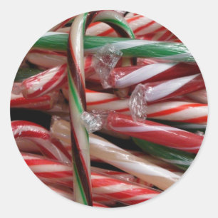 Adesivo Feriado de chocolate Mint Candy Canes